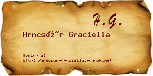 Hrncsár Graciella névjegykártya